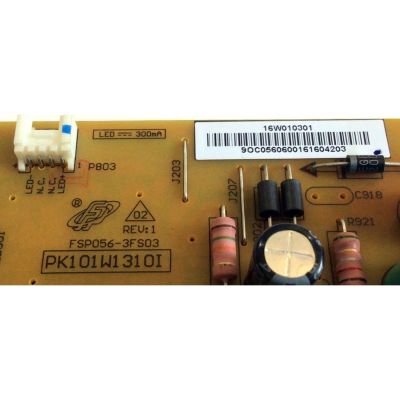 FUENTE DE PODER PARA TV TOSHIBA / NUMERO DE PARTE PK101W1310I / FSP056-3FS03 / 02-PK101W1310I-DSPIL / 3BS0409012GP / PANEL C320LD-GH61 REV.01 / MODELO 32L221U / 32L221U REV.A - Imagen 4